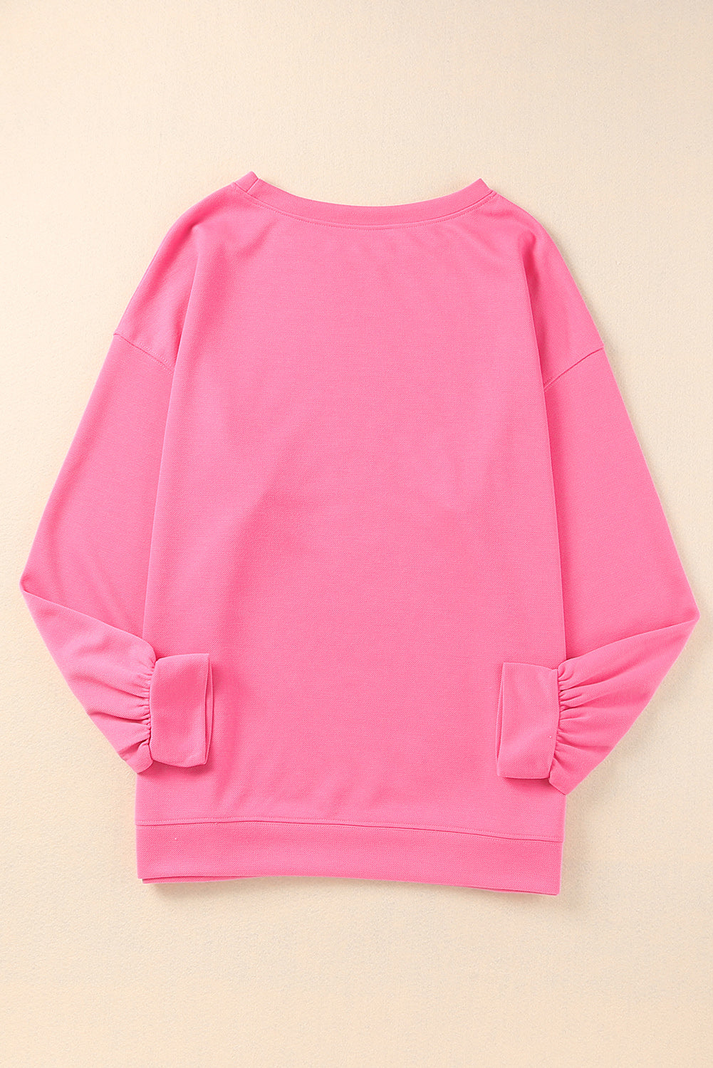 Pink May Contain Wine Crew Neck Plus Size Sweatshirt