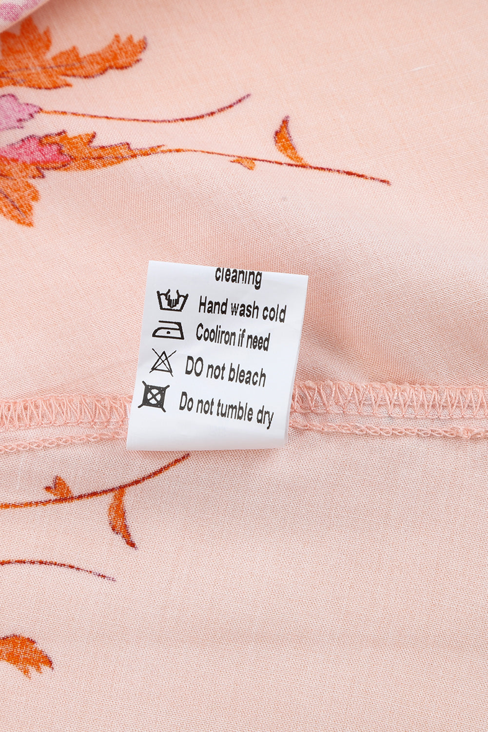 Floral Tassel Drawstring Kimono Dress