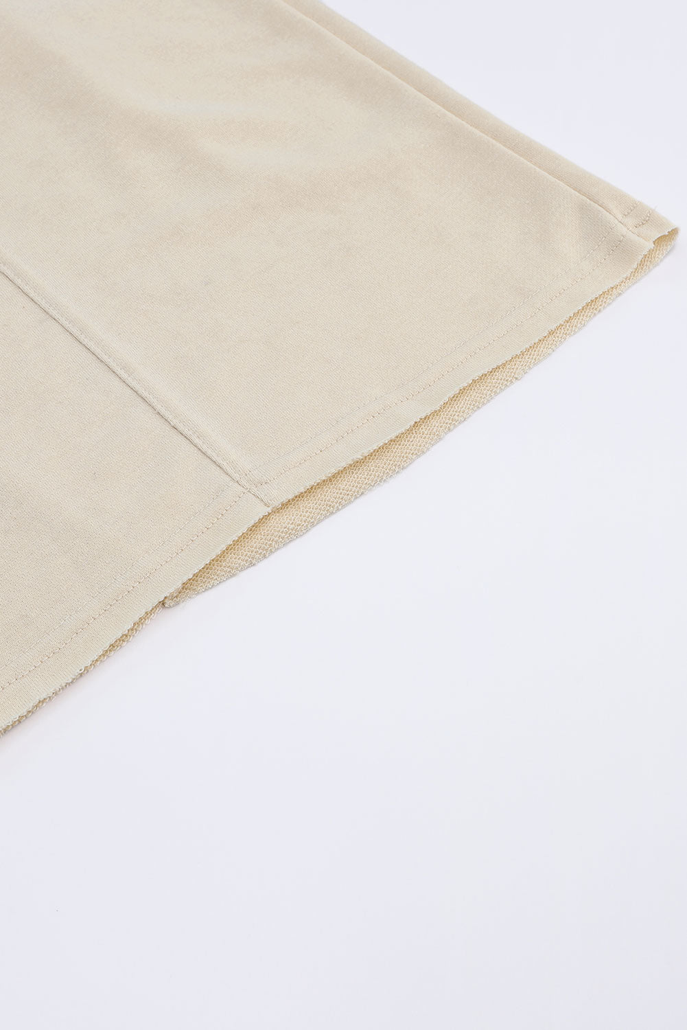 Apricot Mineral Washed Drawstring Retro Wide Leg Pants