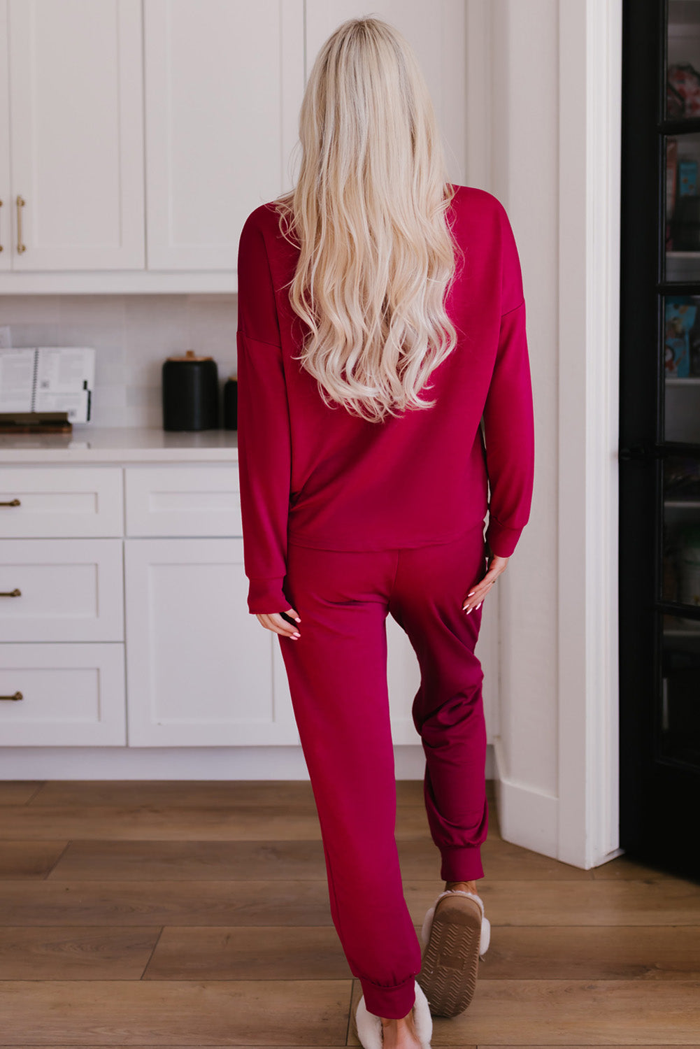 Long Sleeve Pullover and Jogger Pants Lounge Set