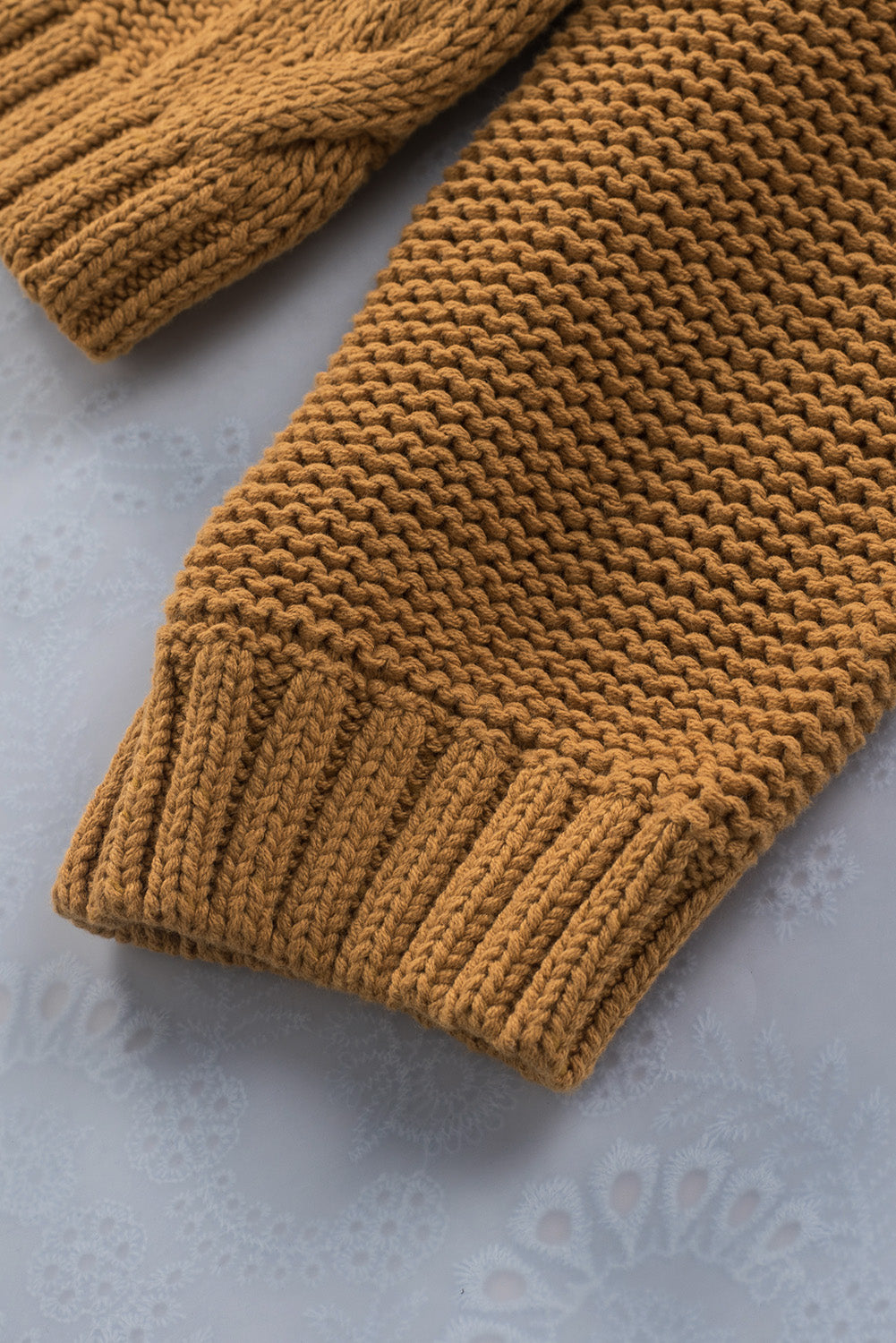 Cuddle Weather Cable Knit Handmade Turtleneck Sweater